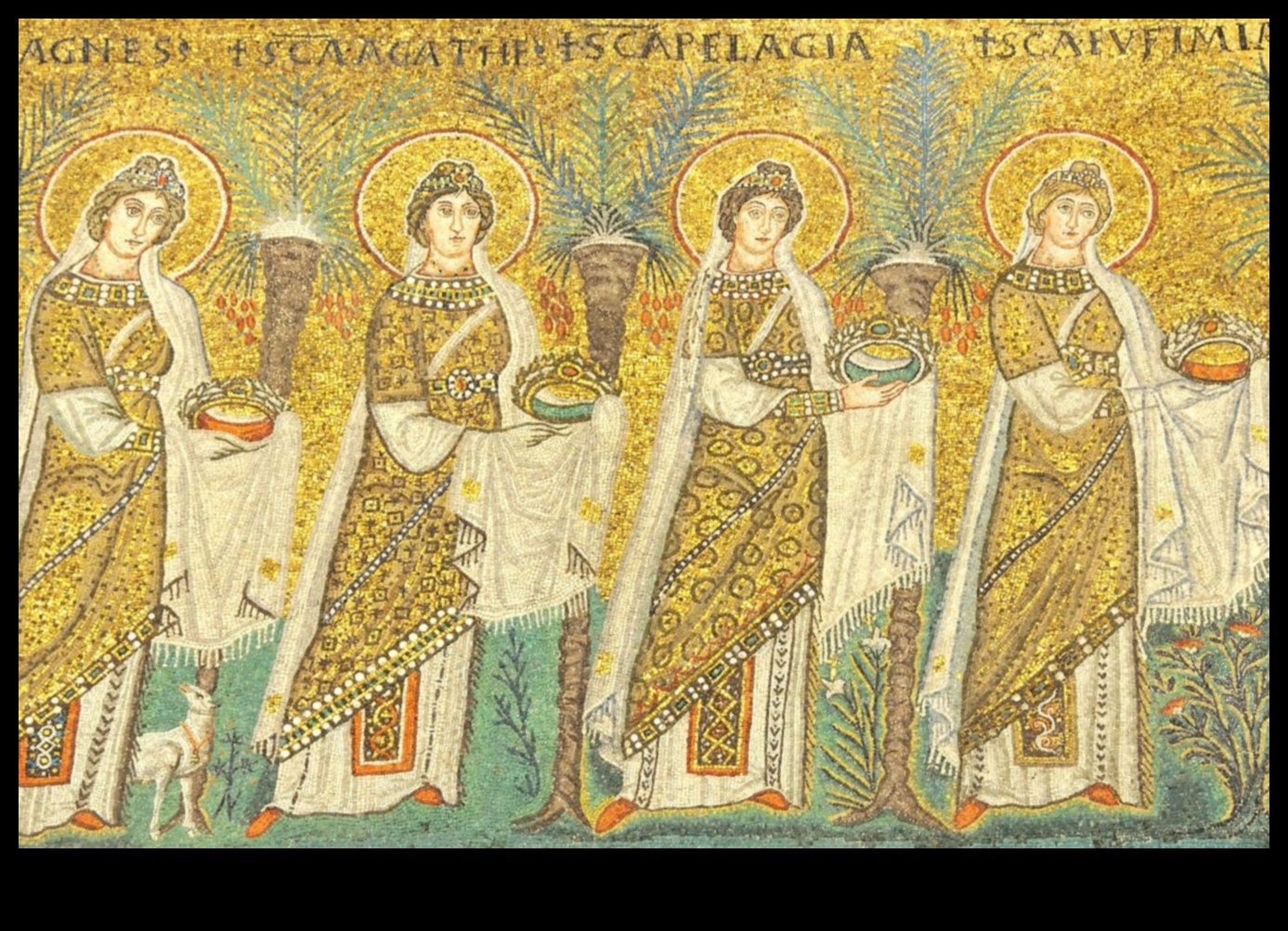 Motivele de aur: utilizarea foii de aur în mozaicile bizantine